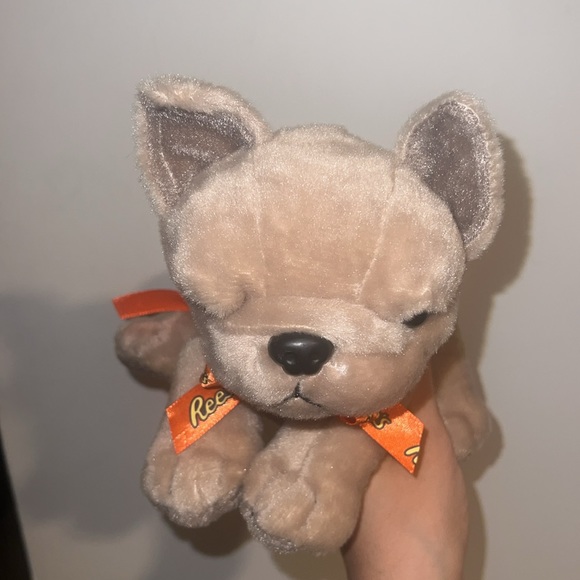 Dog Plushie Reese's Bow stuff animal dog Pitbull bulldog cute stuff animal soft - Picture 6 of 9